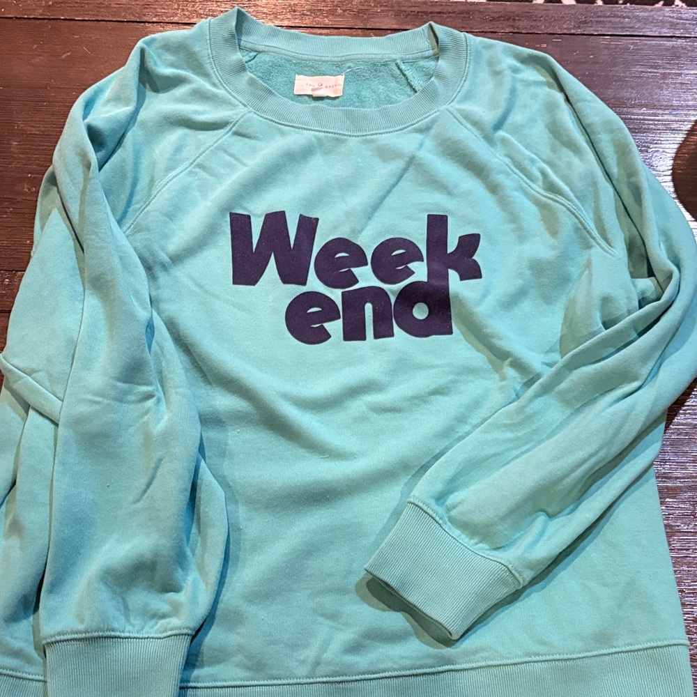 Lou & Grey Turquoise Sweatshirt
